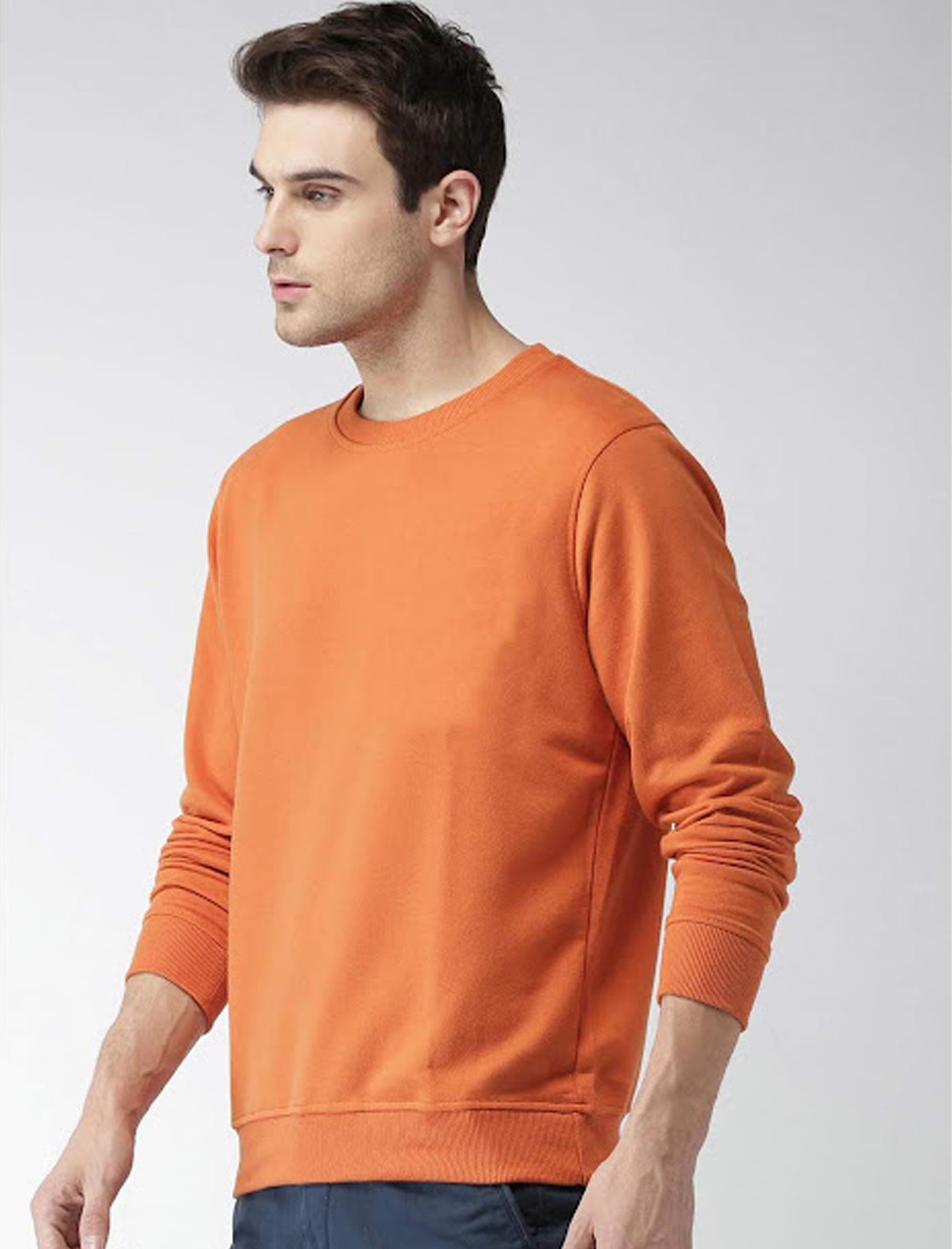 Basic Orange Sweatshirt