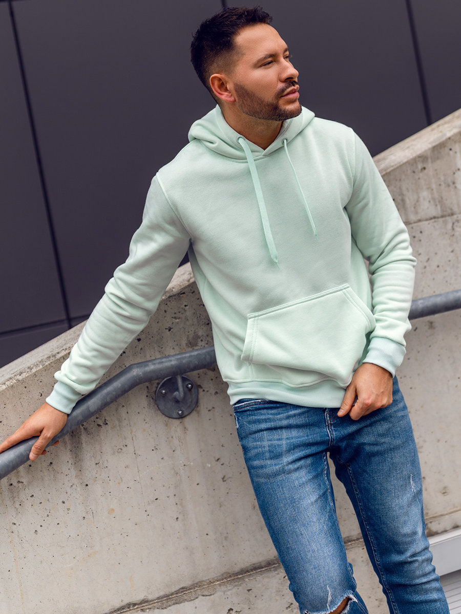 Basic Mint Color Hoodie