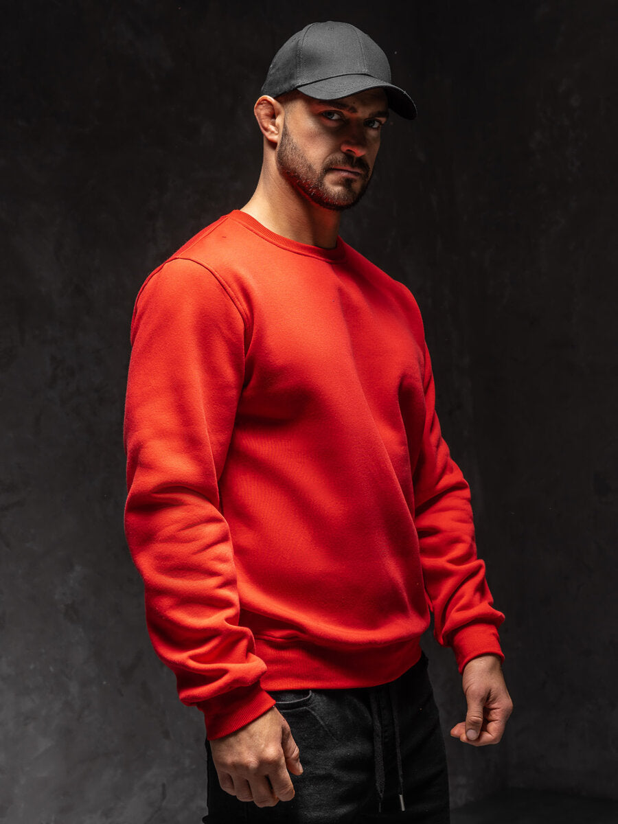 Basic Red Sweatshirt