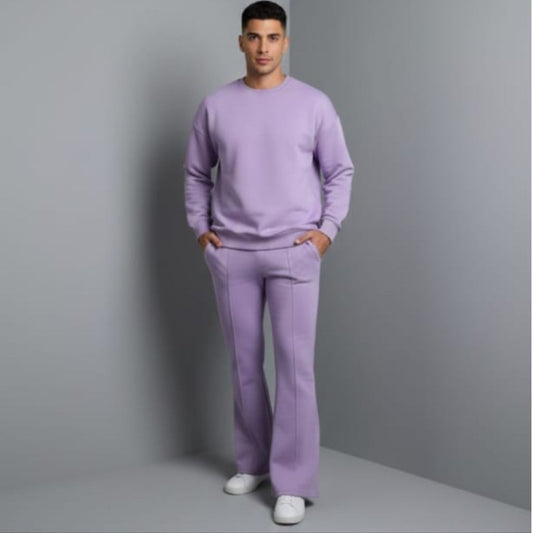 Winter Fleece Men's Co-Ord Set – Lilac