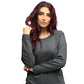 Women's Basic Charcoal Full Sleeves T-Shirt