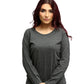 Women's Basic Charcoal Full Sleeves T-Shirt