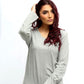 Women's Basic Header Gray Full Sleeves T-Shirt