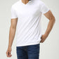 Basic V-Neck T-Shirt White