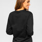 Women's Basic Black Sweatshirt