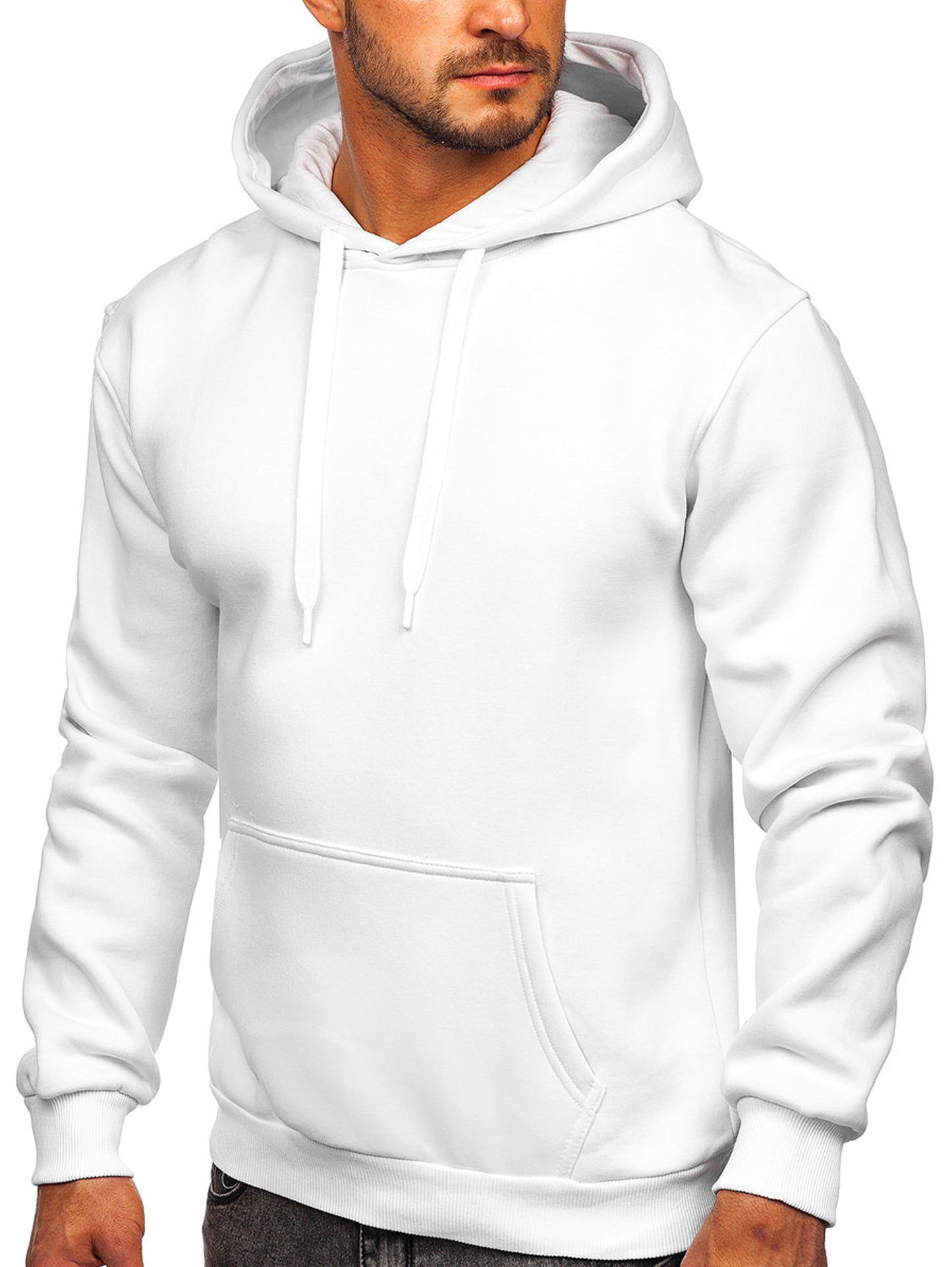 Basic White Hoodie