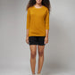 Women's Basic Mustard Full Sleeves T-Shirt