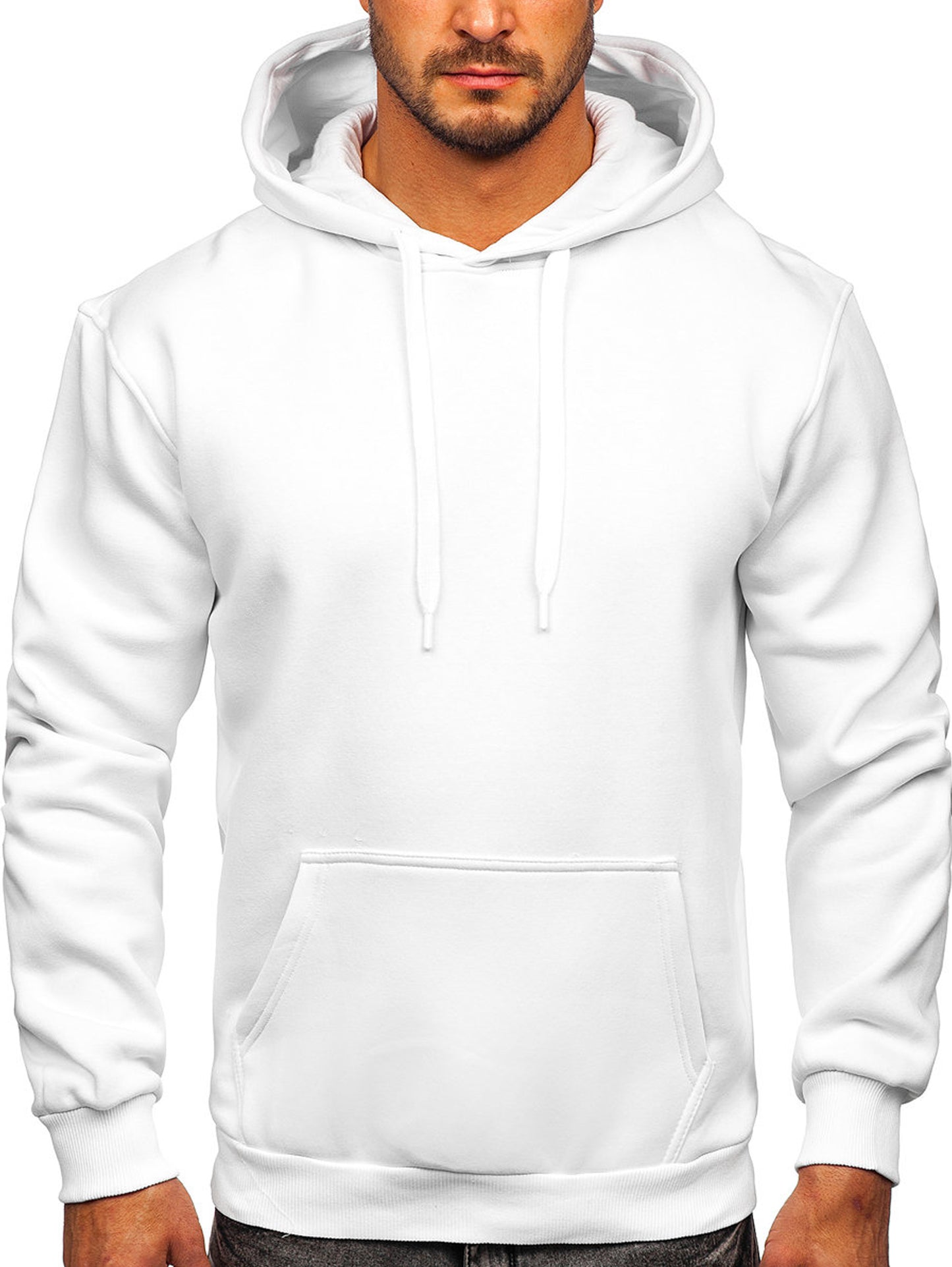 Basic White Hoodie