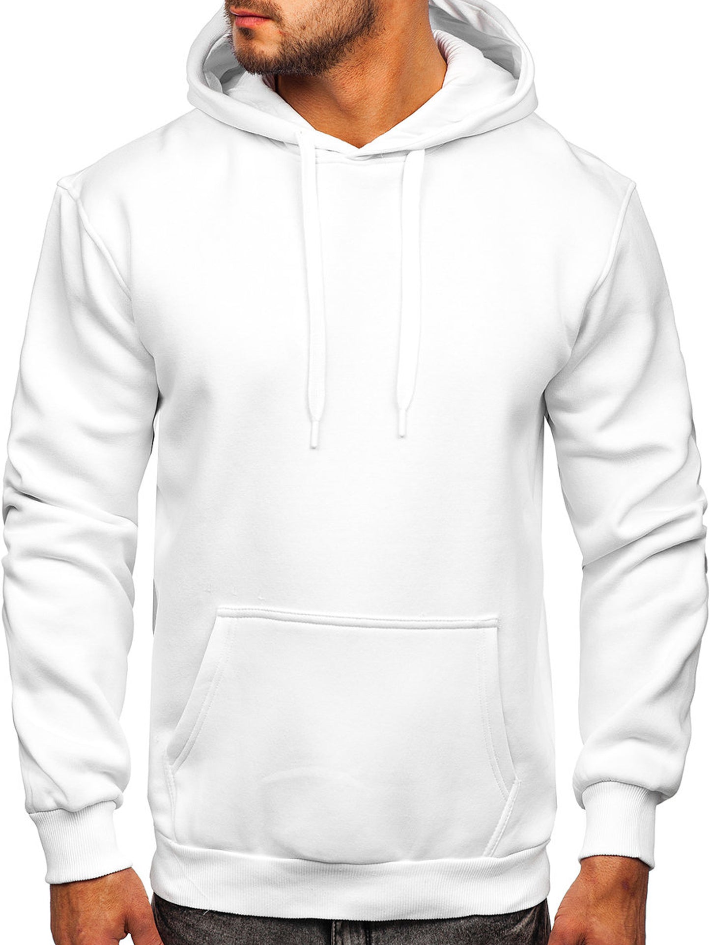 Basic White Hoodie