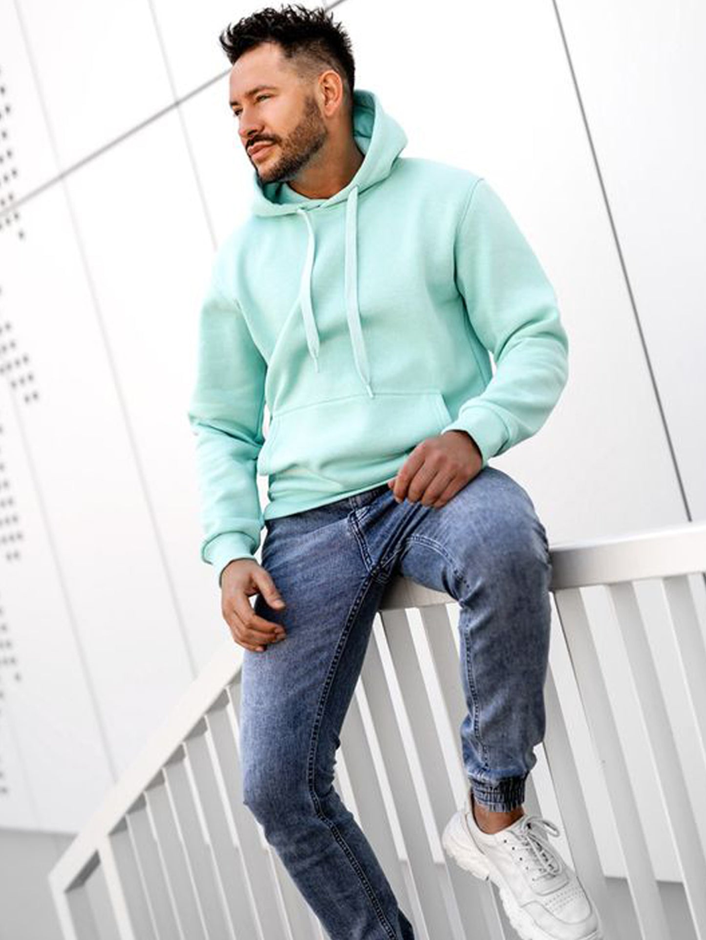 Basic Sky Blue Hoodie