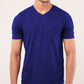 Basic V-Neck T-Shirt Royal Blue