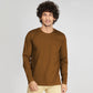 Basic Beige Full Sleeves T-Shirt