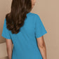 Women's Turkish Blue Polo Shirt