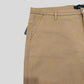 Slim Fit Camel Cotton Chino Pants