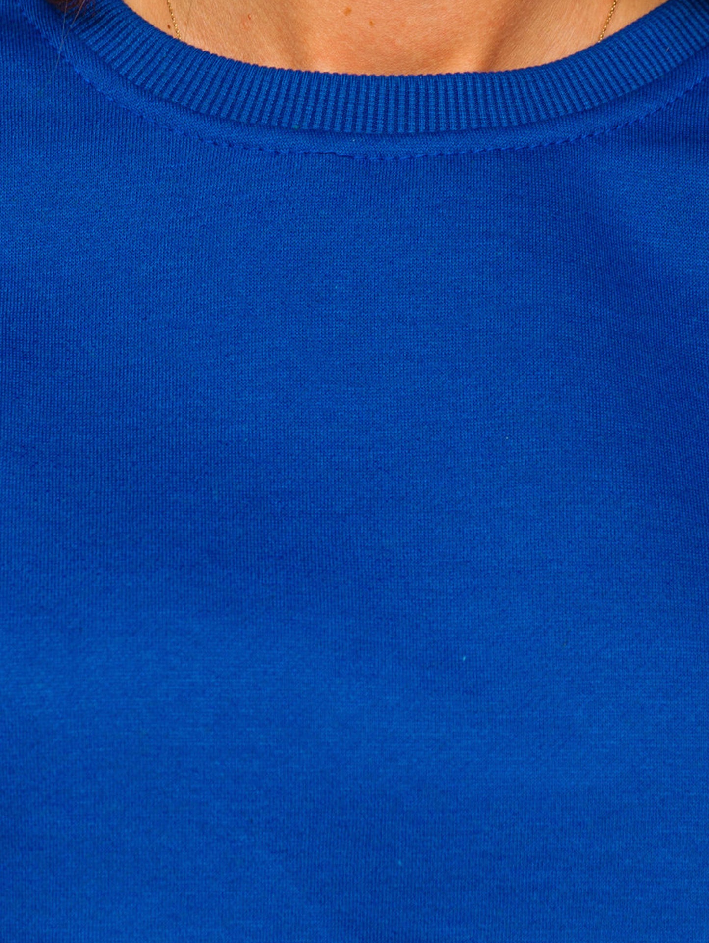 Women's Basic Royal Blue Sweatshirt