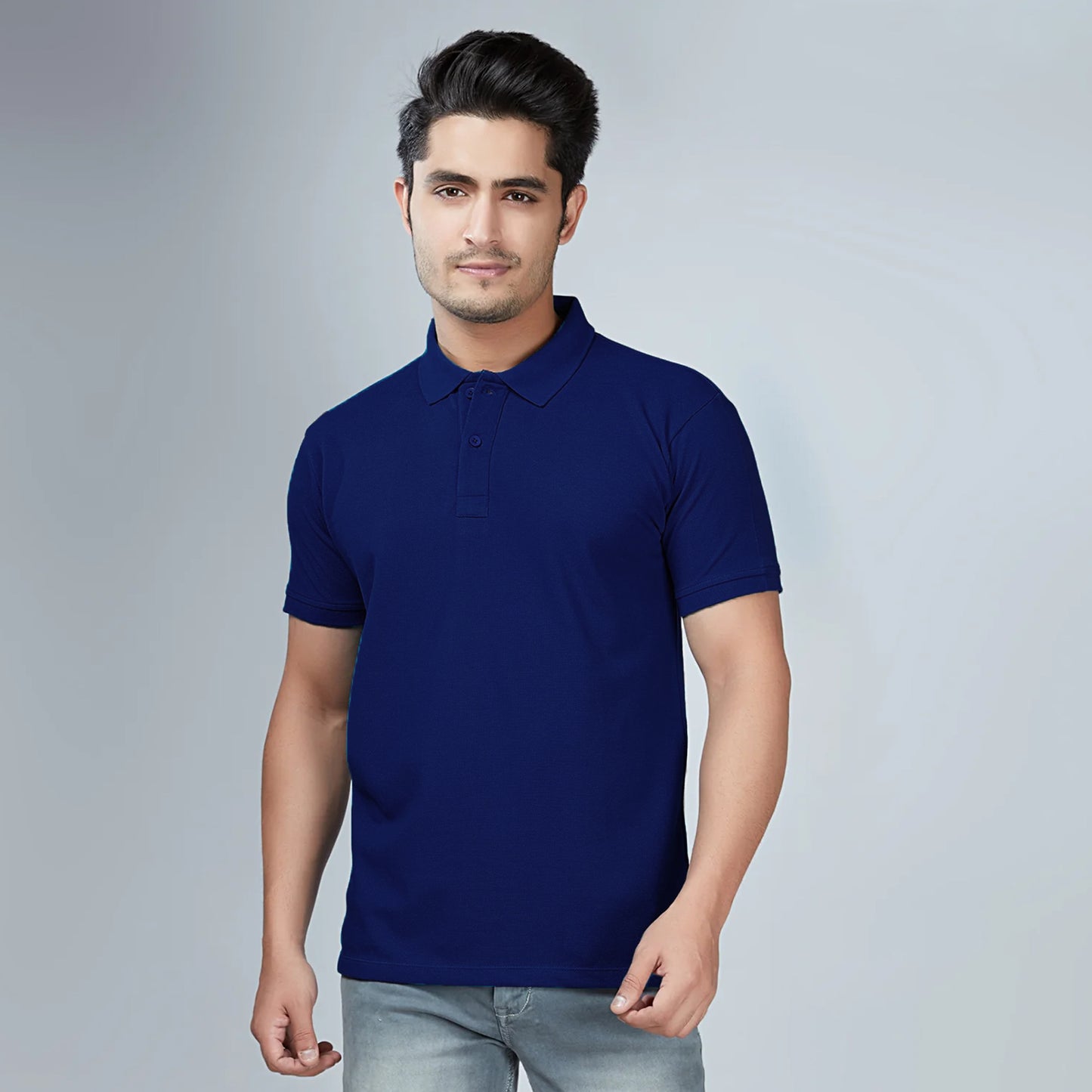 Men's Navy Blue Polo T-Shirt
