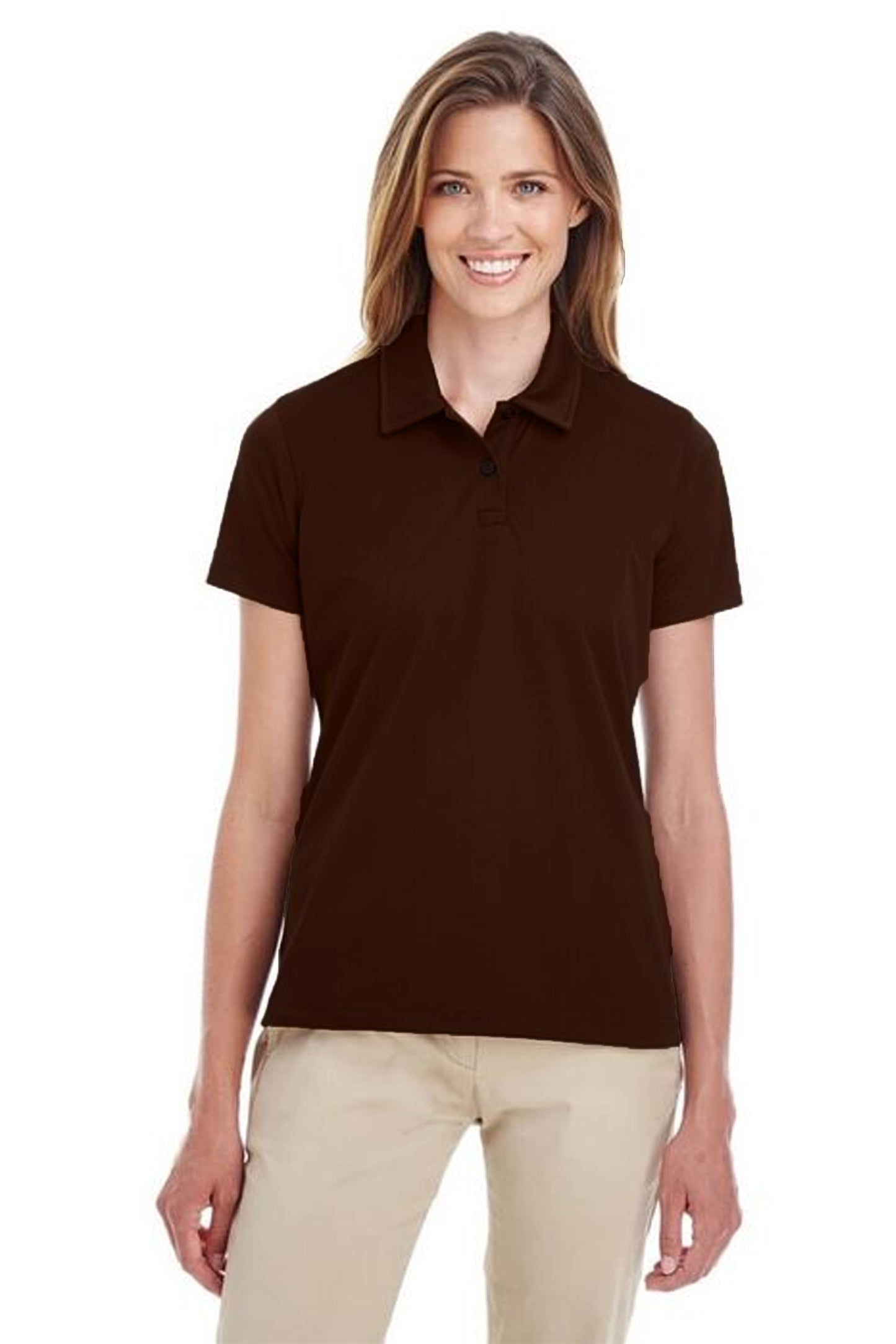 Women's Brown Polo Shirt