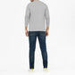 Basic Heather-Gray Full Sleeves T-Shirt