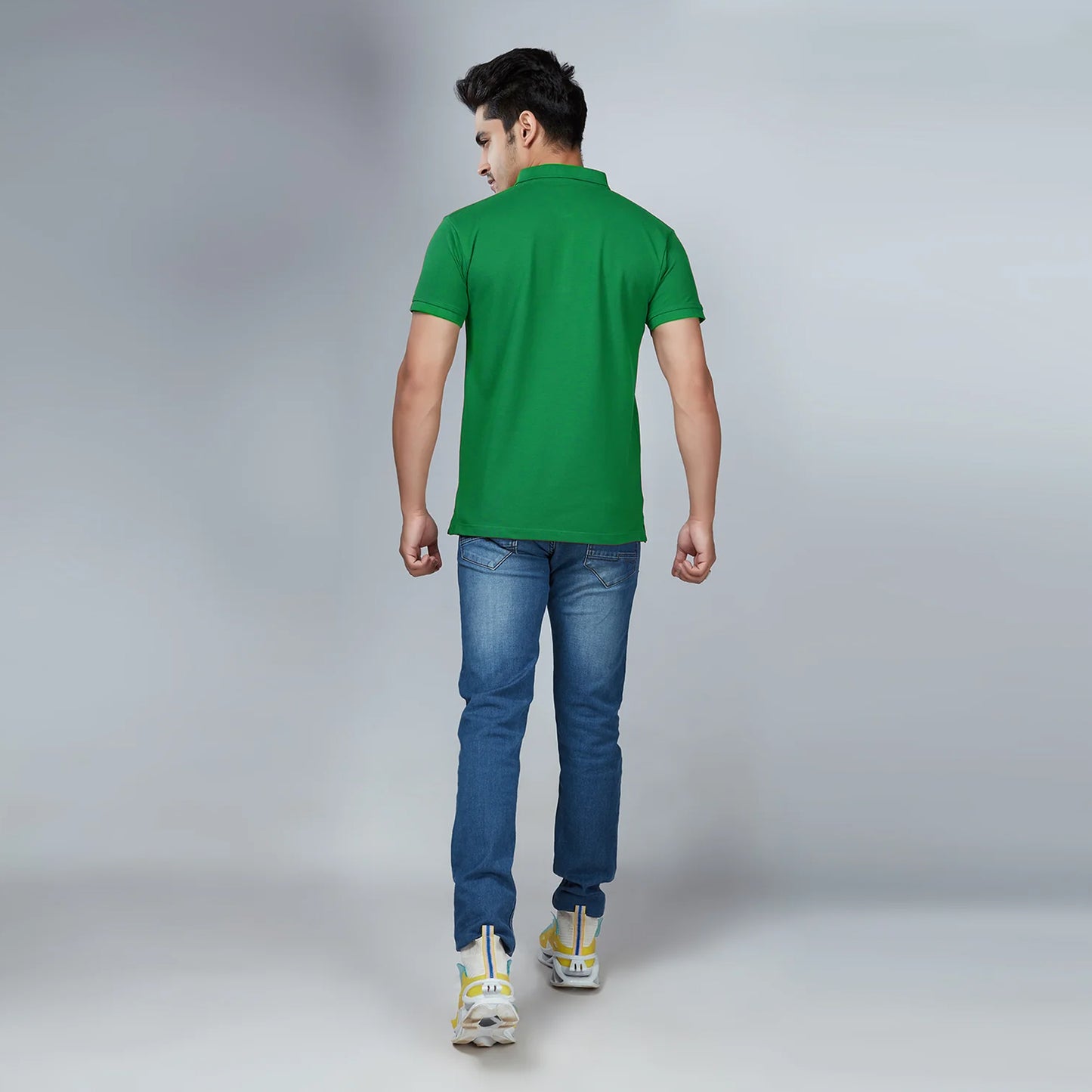Men's Green Polo T-Shirt