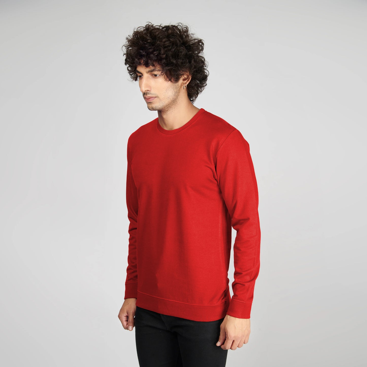 Basic Red Sweatshirt