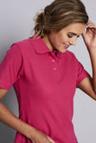 Women's Hot Pink Polo Shirt