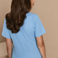 Women's Sky Blue Polo Shirt