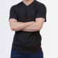 Basic V-Neck T-Shirt Black