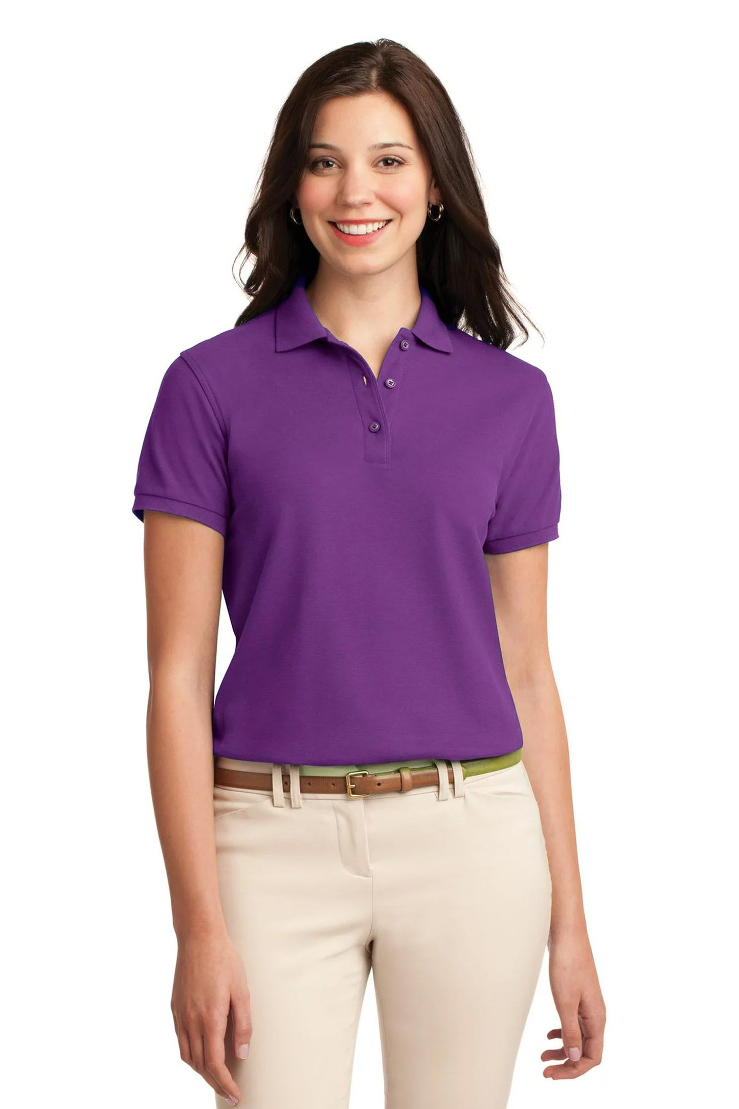 Women's Purple Polo Shirt