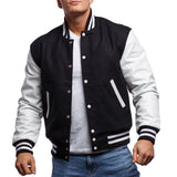 Men's Black Baseball Jacket