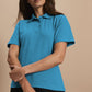 Women's Turkish Blue Polo Shirt