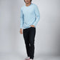Basic Sky Blue Full Sleeves T-Shirt