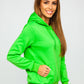 Basic Women's Dark Green Hoodie