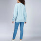 Women's Basic Sky Blue Sweatshirt