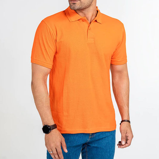 Men's Orange Polo T-Shirt