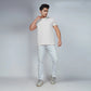Men's White Polo T-Shirt