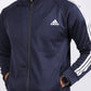 Men's Adidas 3 Strip Navy Blue Tracksuit