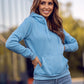 Basic Women's Sky Blue Hoodie