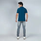 Men's Petroleum Blue Polo T-Shirt
