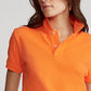 Women's Orange Polo Shirt