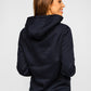 Basic Women's Navy Blue Hoodie
