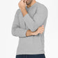 Basic Heather-Gray Full Sleeves T-Shirt