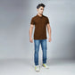 Men's Brown Polo T-Shirt