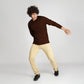 Basic Brown Full Sleeves T-Shirt