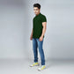 Men's Olive Green Polo T-Shirt