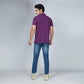 Men's Light Purple Polo T-Shirt