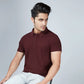 Men's Maroon Polo T-Shirt