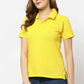 Women's Yellow Polo Shirt