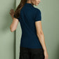Women's Petroleum Blue Polo Shirt