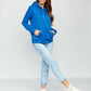 Basic Women's Royal Blue Hoodie