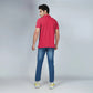 Men's Dark Pink Polo T-Shirt